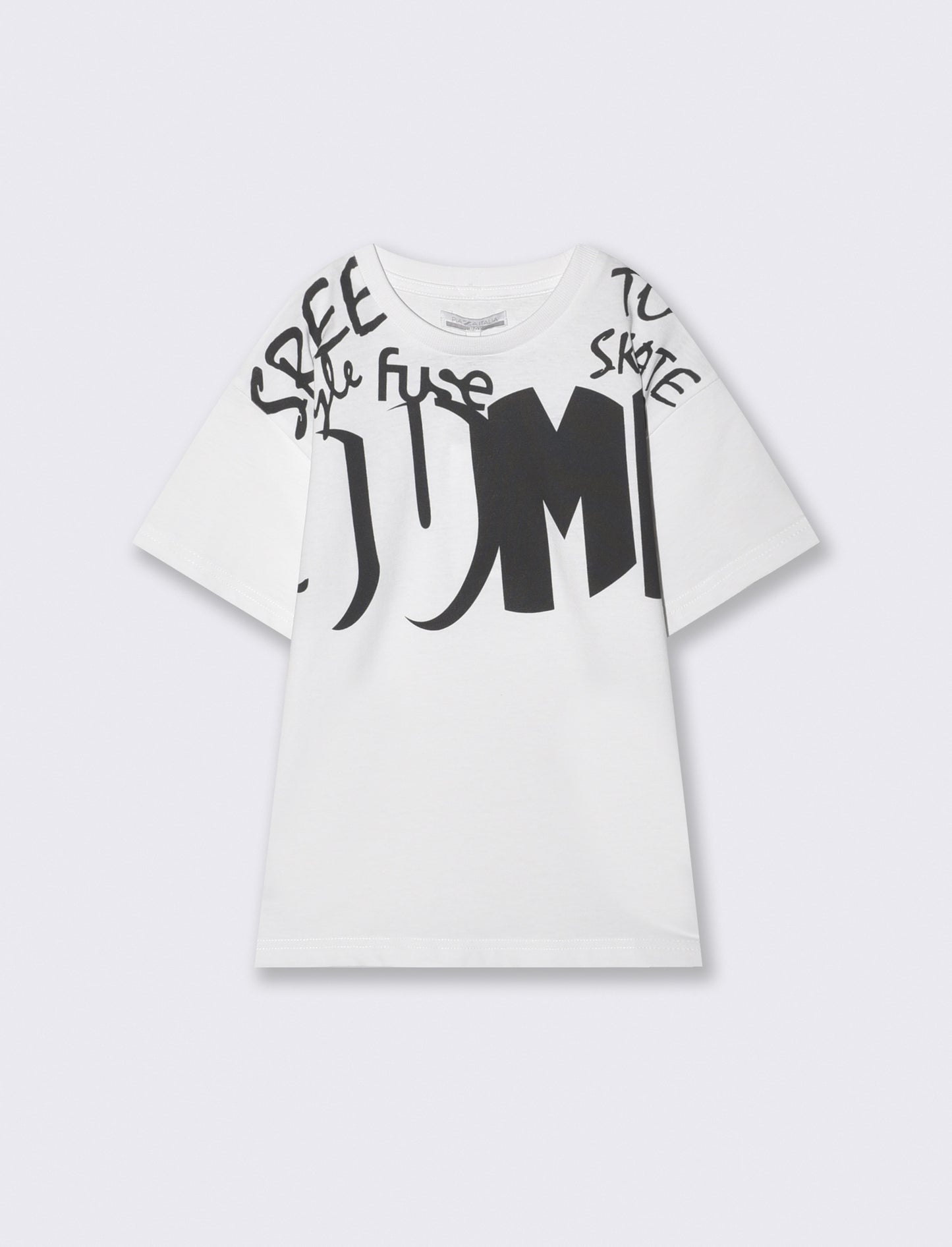 T-SHIRT CON STAMPA - Bianco