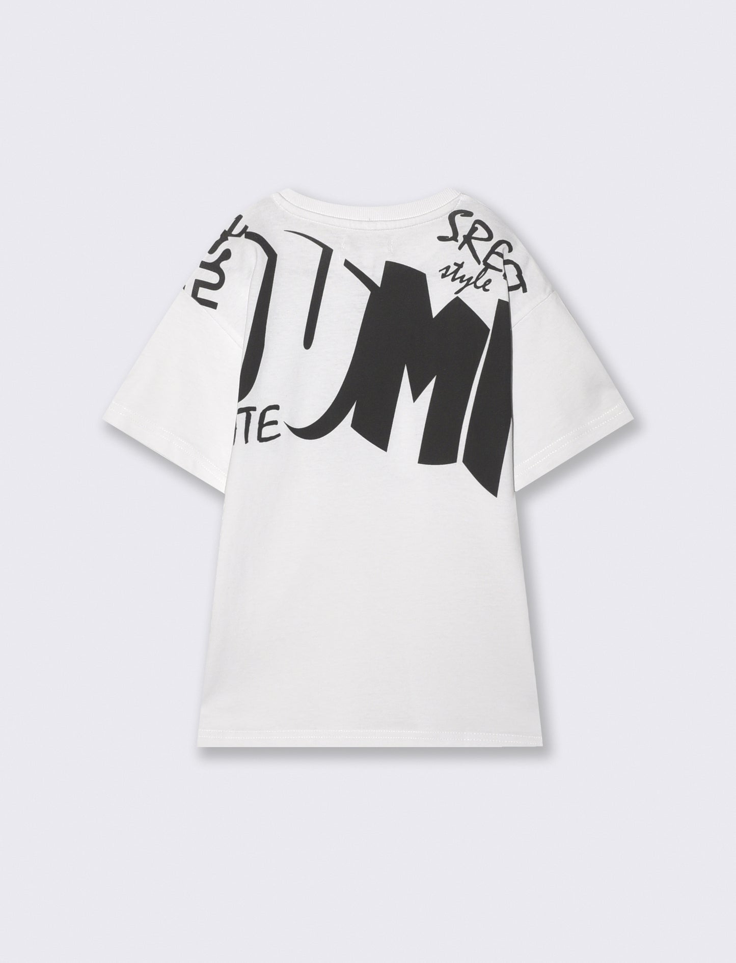 T-SHIRT CON STAMPA - Bianco