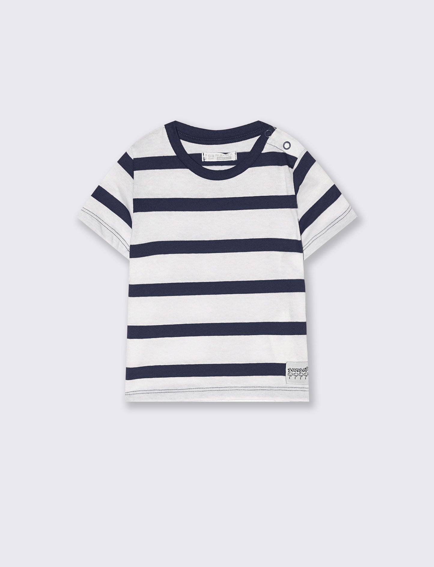 T shirt a righe - Blu