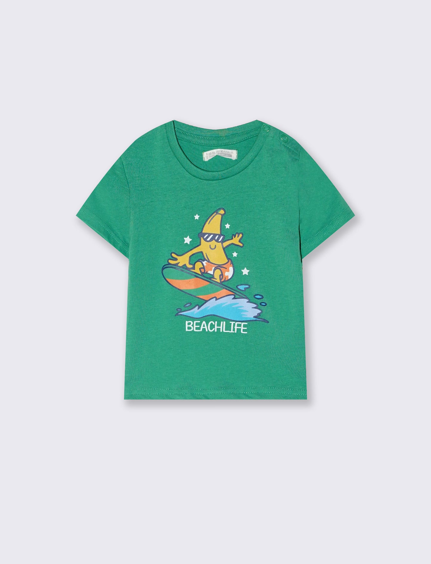 T shirt con stampa estiva - Verde mela