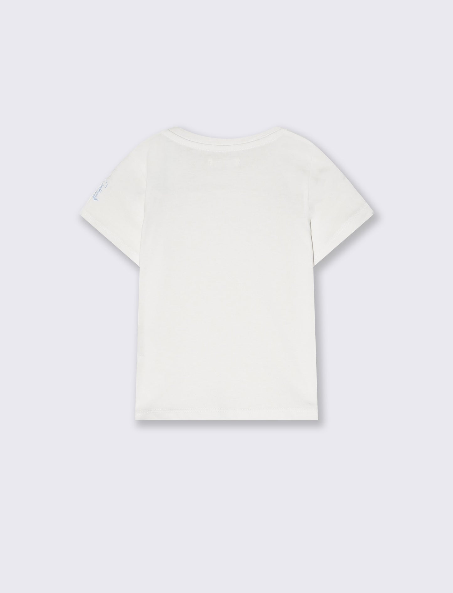 T-shirt mezza manica in cotone tinta unita - Bianco
