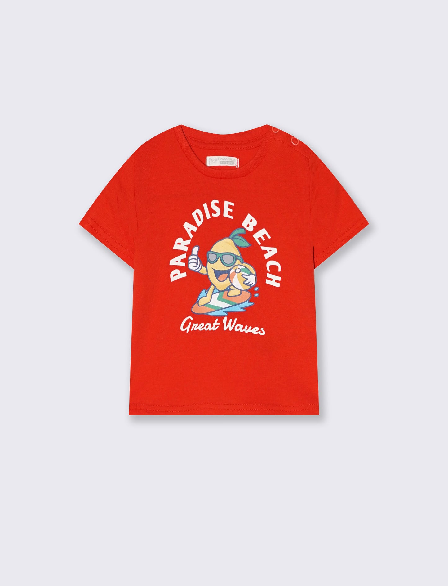 T shirt manica corta con stampa - Aragosta