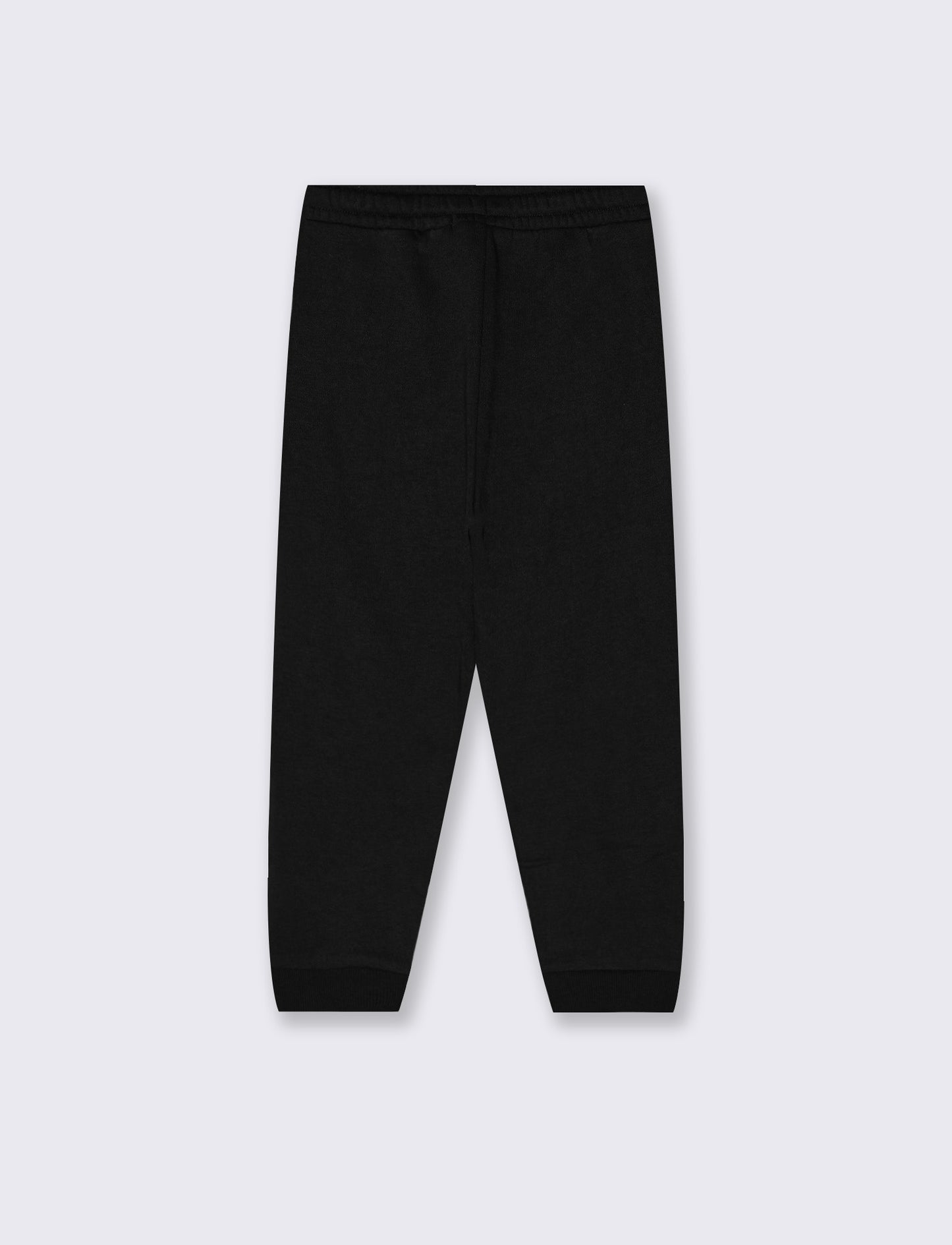 Jogger in felpa con stampa college - Nero