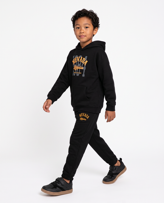 Hoodie with original print - Black