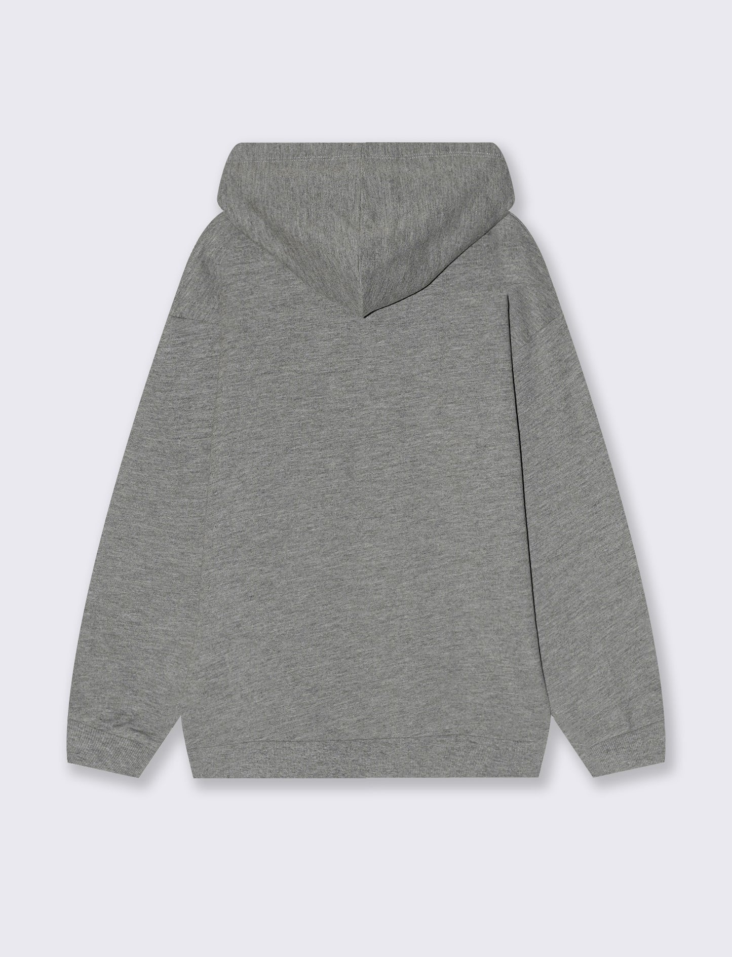 Felpa con cappuccio e stampa originale - Grigio chiaro mel.