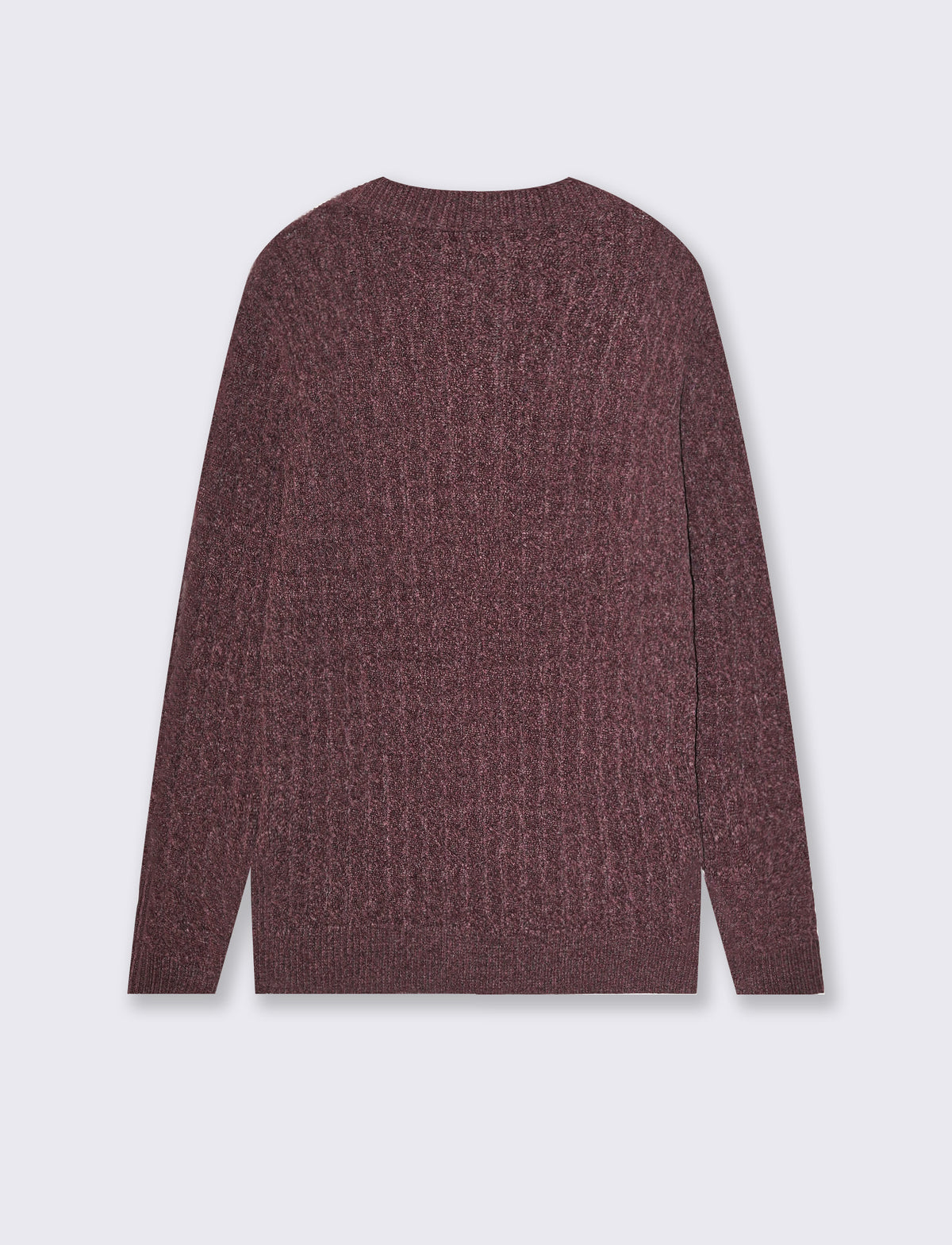 Velvet turtleneck sweater with zipper - Red