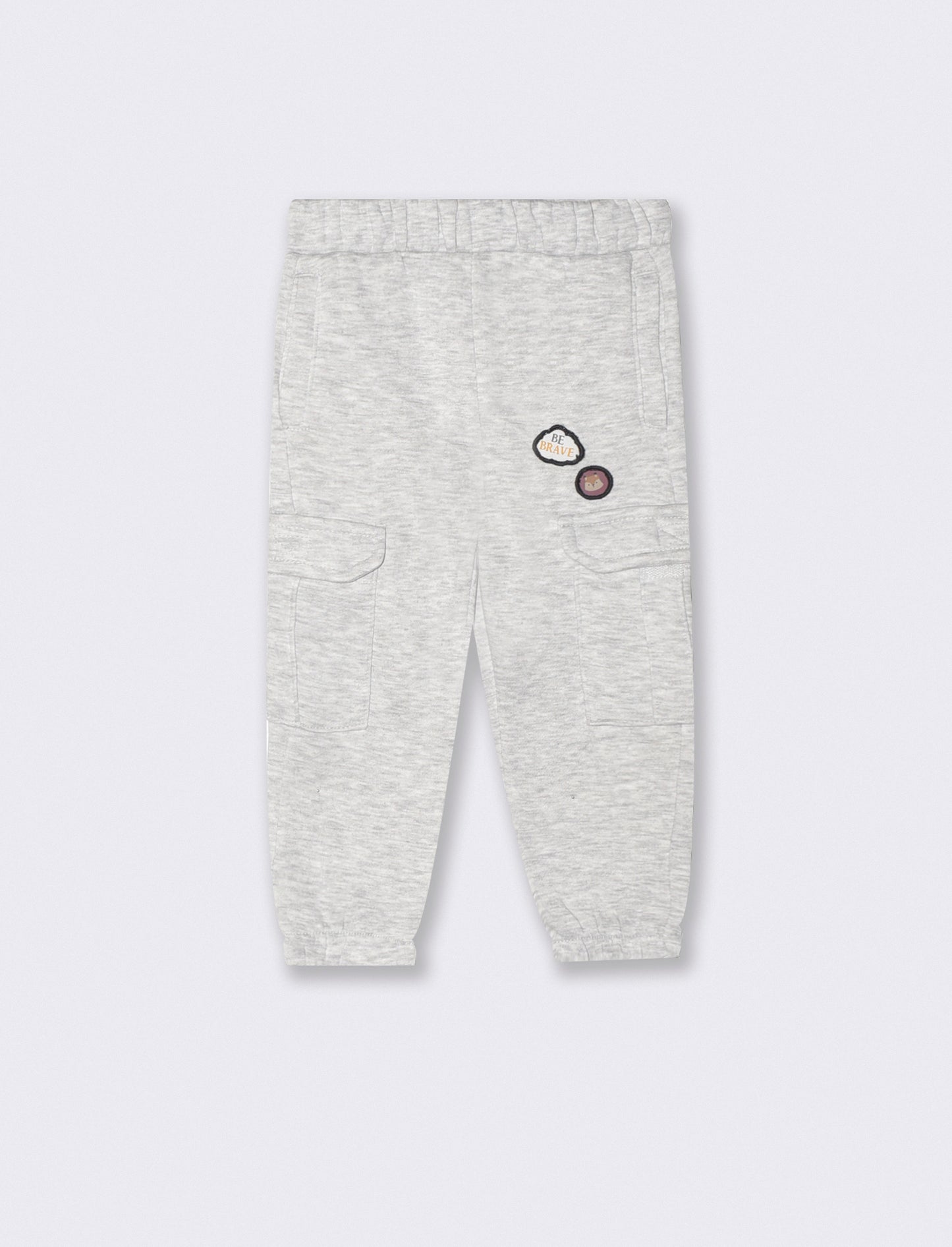 Sporty joggers with side pockets - Grey