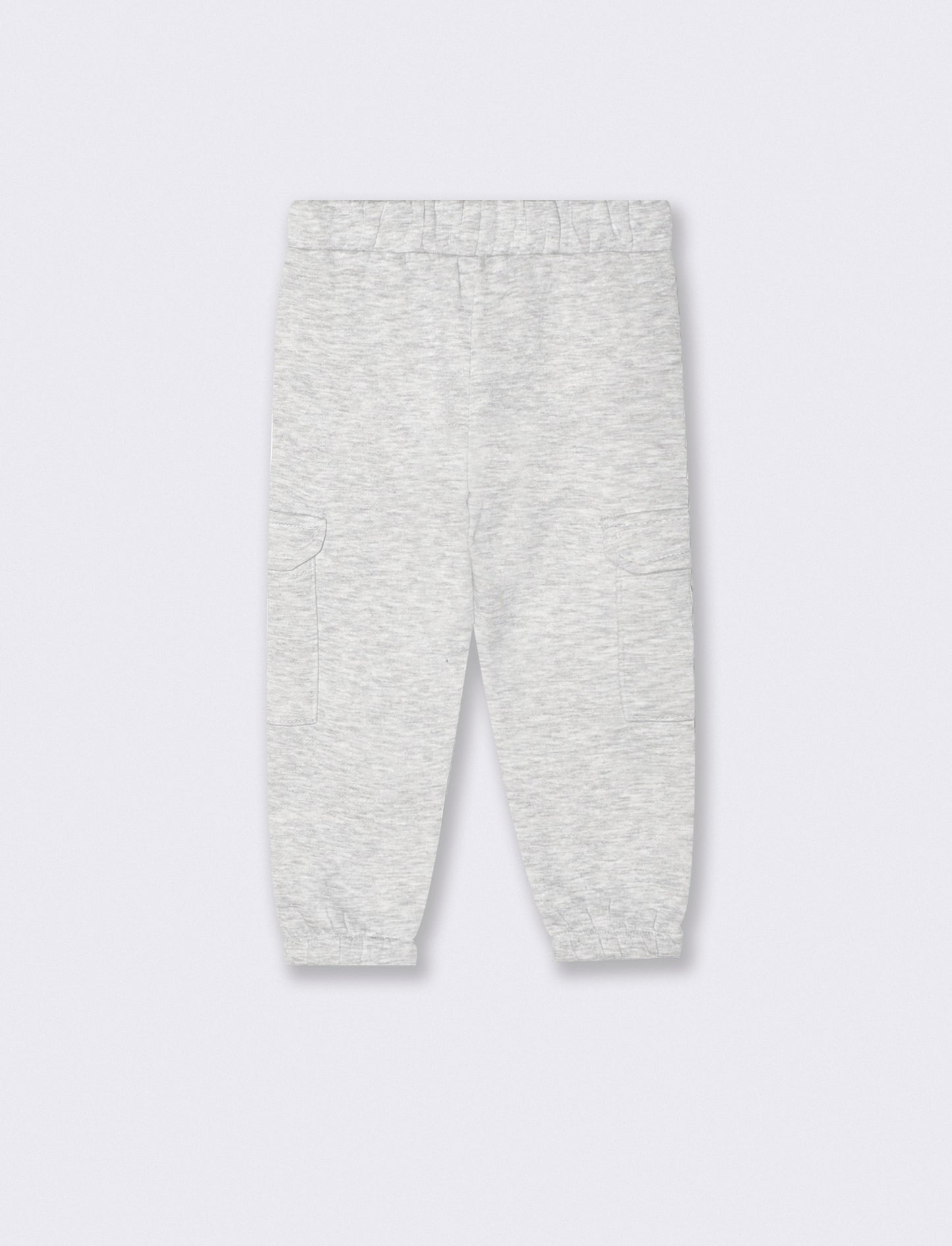 Sporty joggers with side pockets - Grey