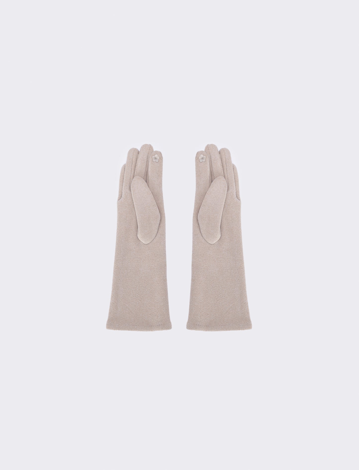 Elegant touch micropile gloves - Beige
