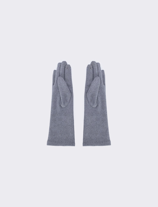 Guanti micropile touch eleganti - Grigio