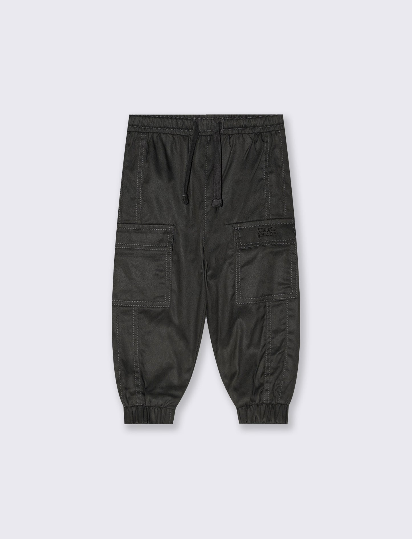 Pantaloni cargo foderati con tasche - Grigio piombo