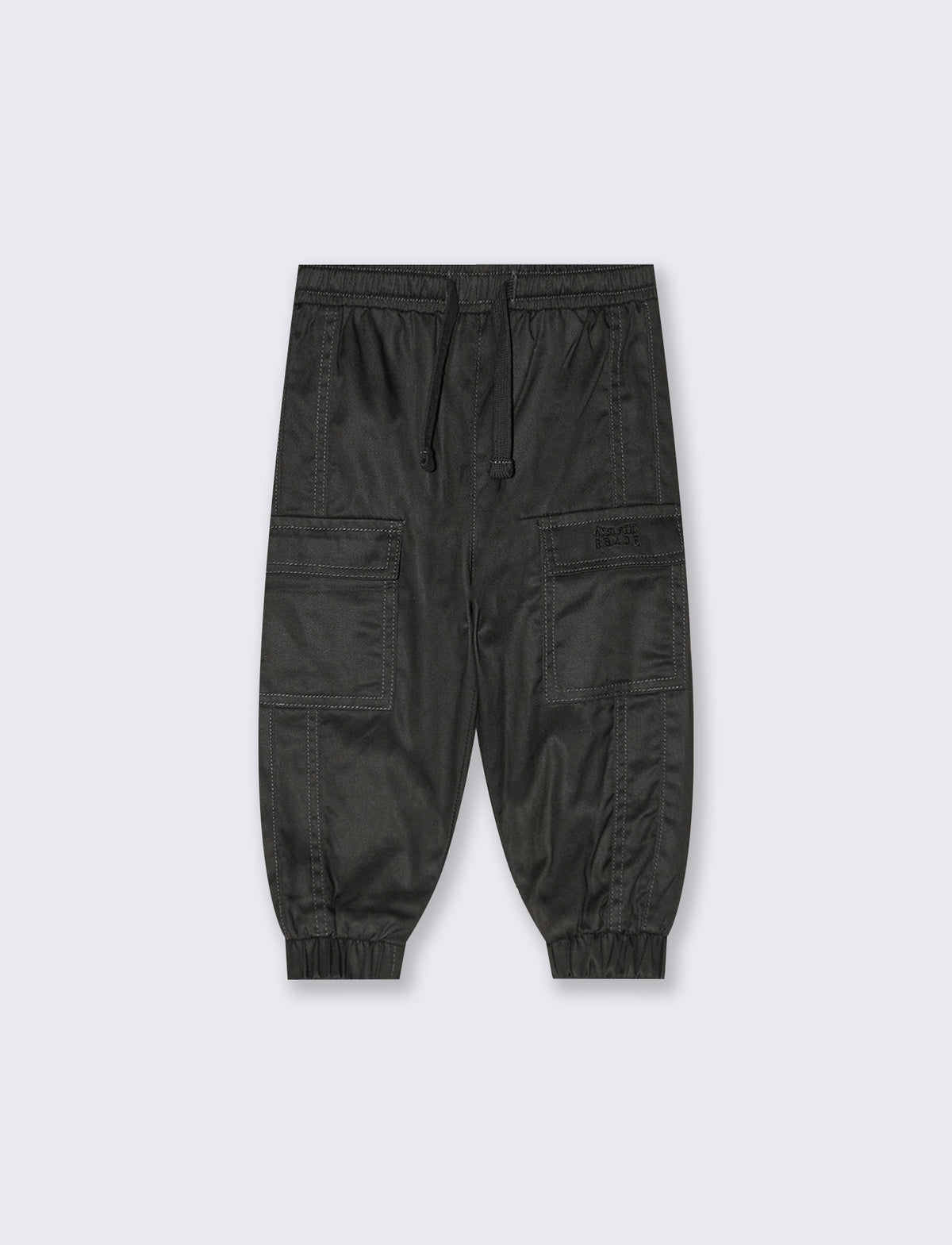 Pantaloni cargo foderati con tasche - Grigio piombo