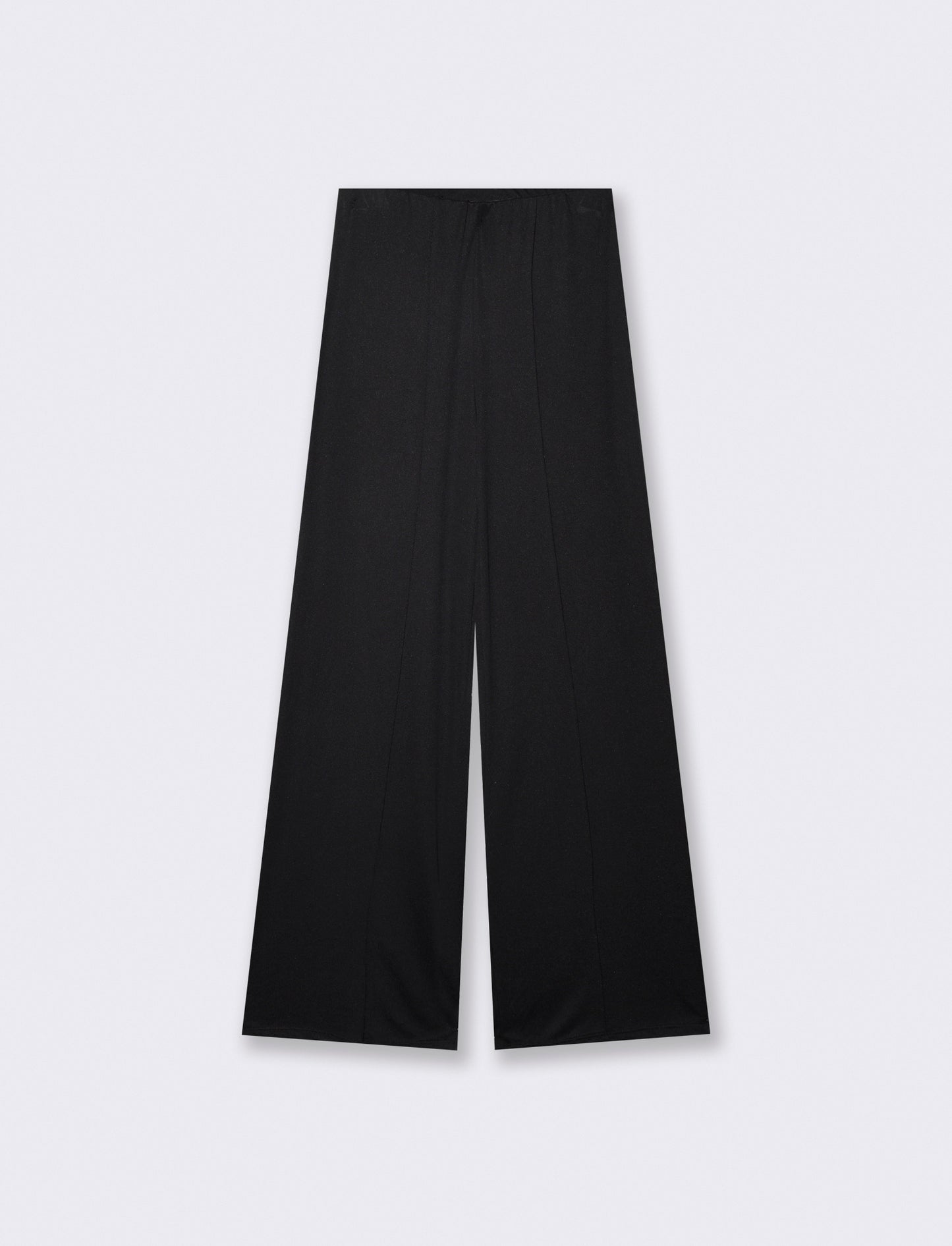 Pantalone elastico dritto - Nero