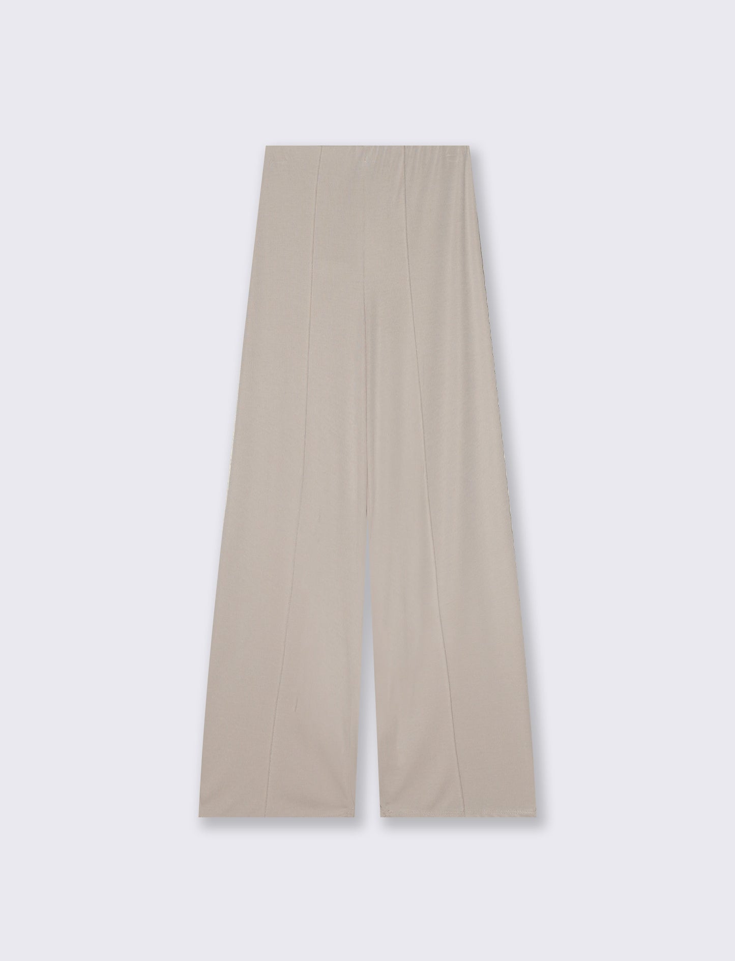 Pantalone Dritto Elastico - Beige