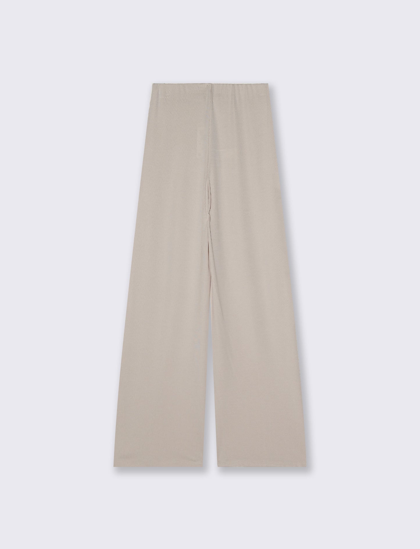 Pantalone Dritto Elastico - Beige