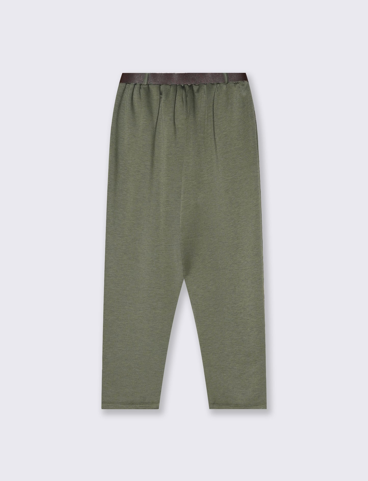 Pantalone in tessuto a maglia con cintura - Ve.milit.
