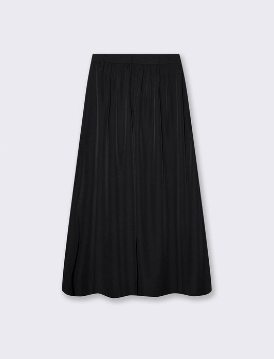 Long zip dress for every occasion - Black