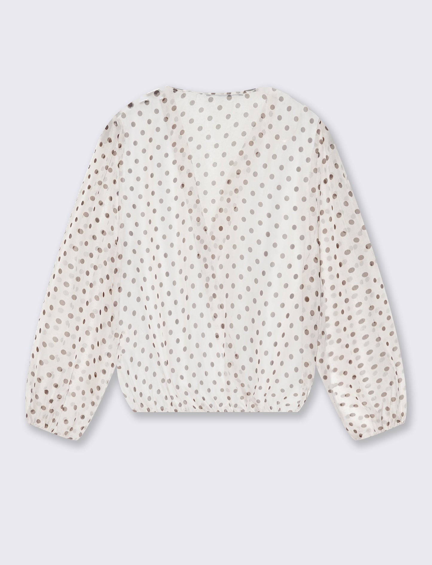 Casacca Leggera Incrociata - Bianco latte