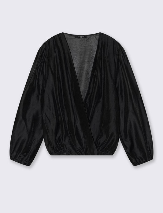 Casacca Leggera Incrociata - Nero