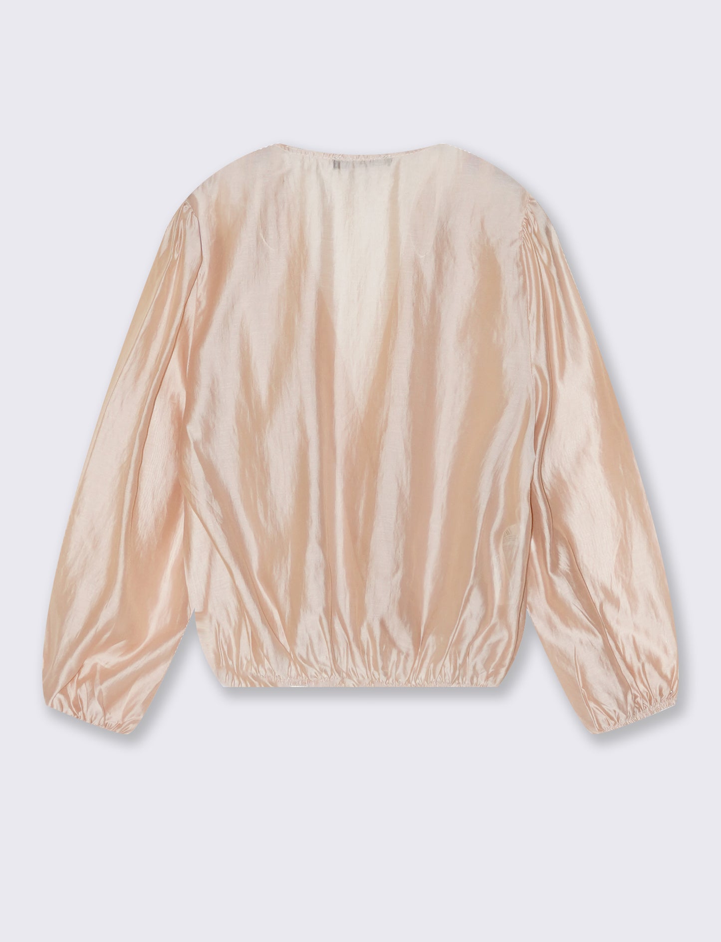 Light Crossed Blouse - Beige