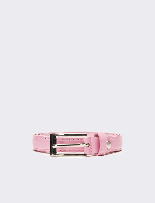 Cintura bambina in vernice - Rosa