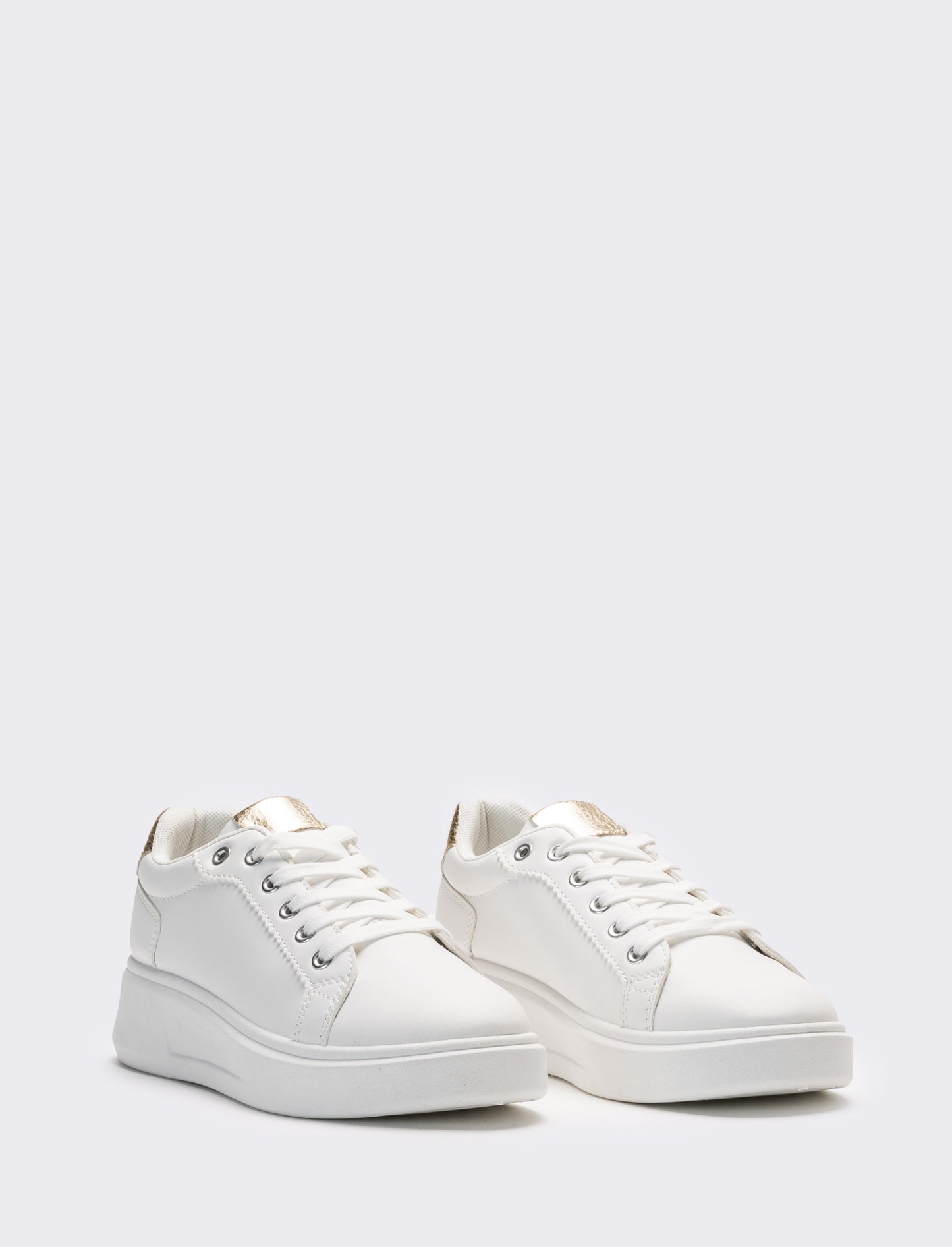 Sneakers minimal da donna - Bianco