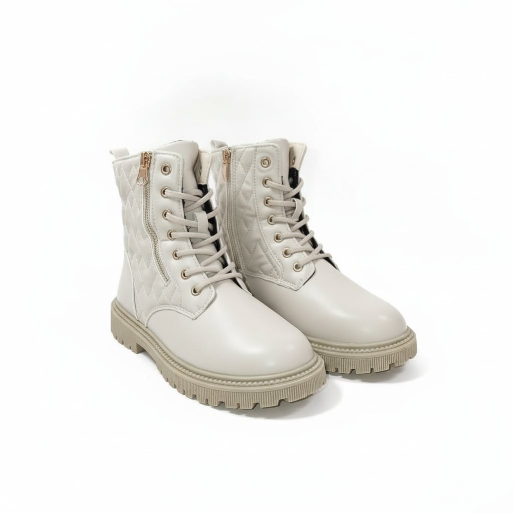 Anfibio beige con zip per bambina - Beige