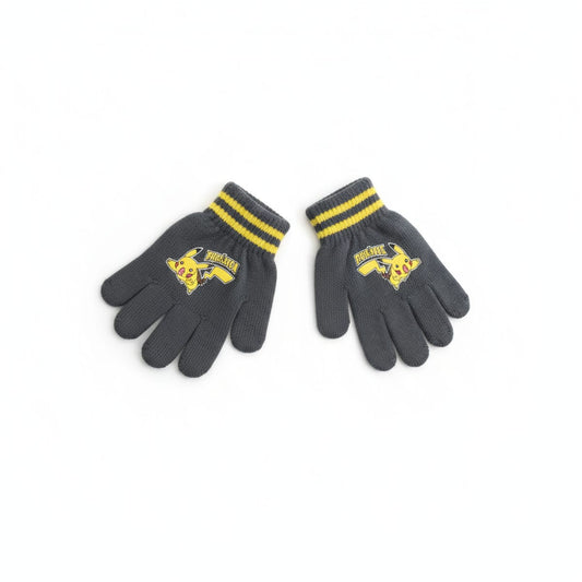 Children's Gloves Pokémon and Spiderman License - Black