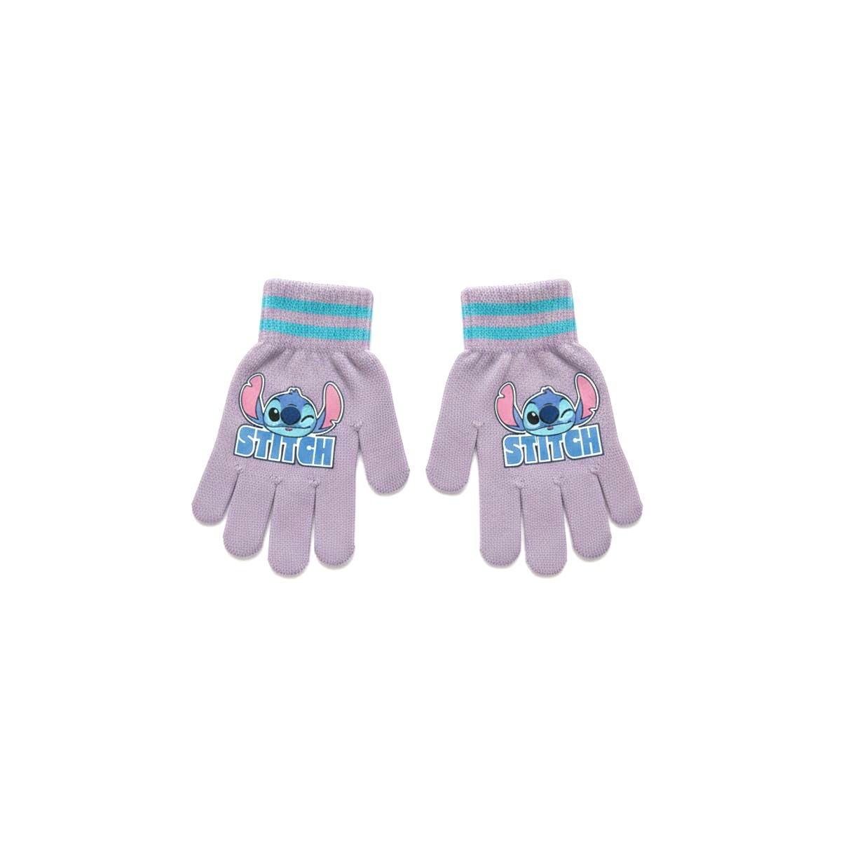 Kids Gloves Stitch and Hello Kitty - Purple