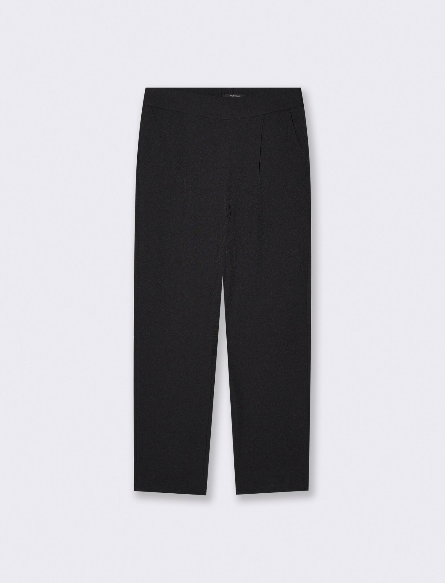 Pantalone comodo con elastico sul retro - Nero
