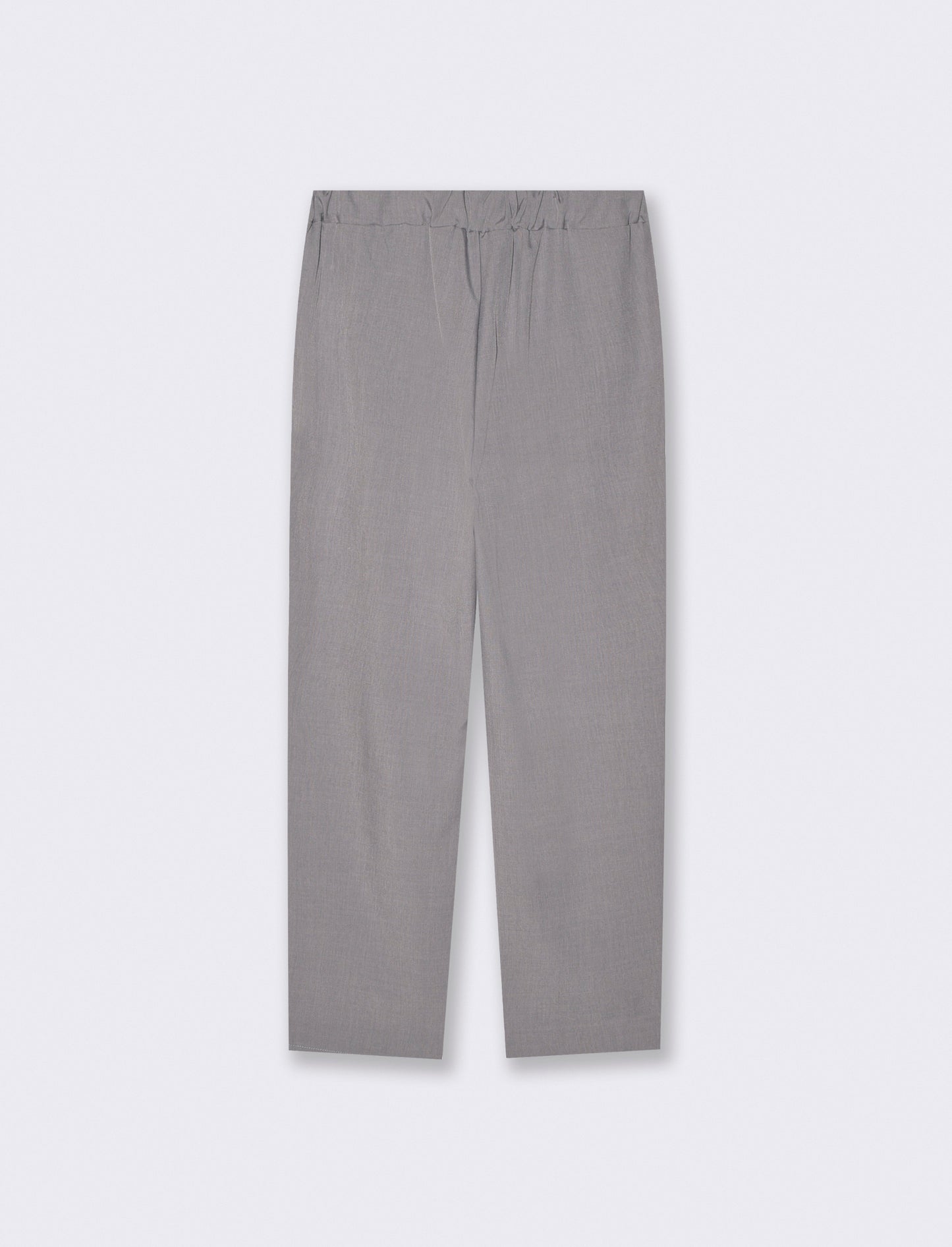Pantalone comodo con elastico sul retro - Grigio chiaro