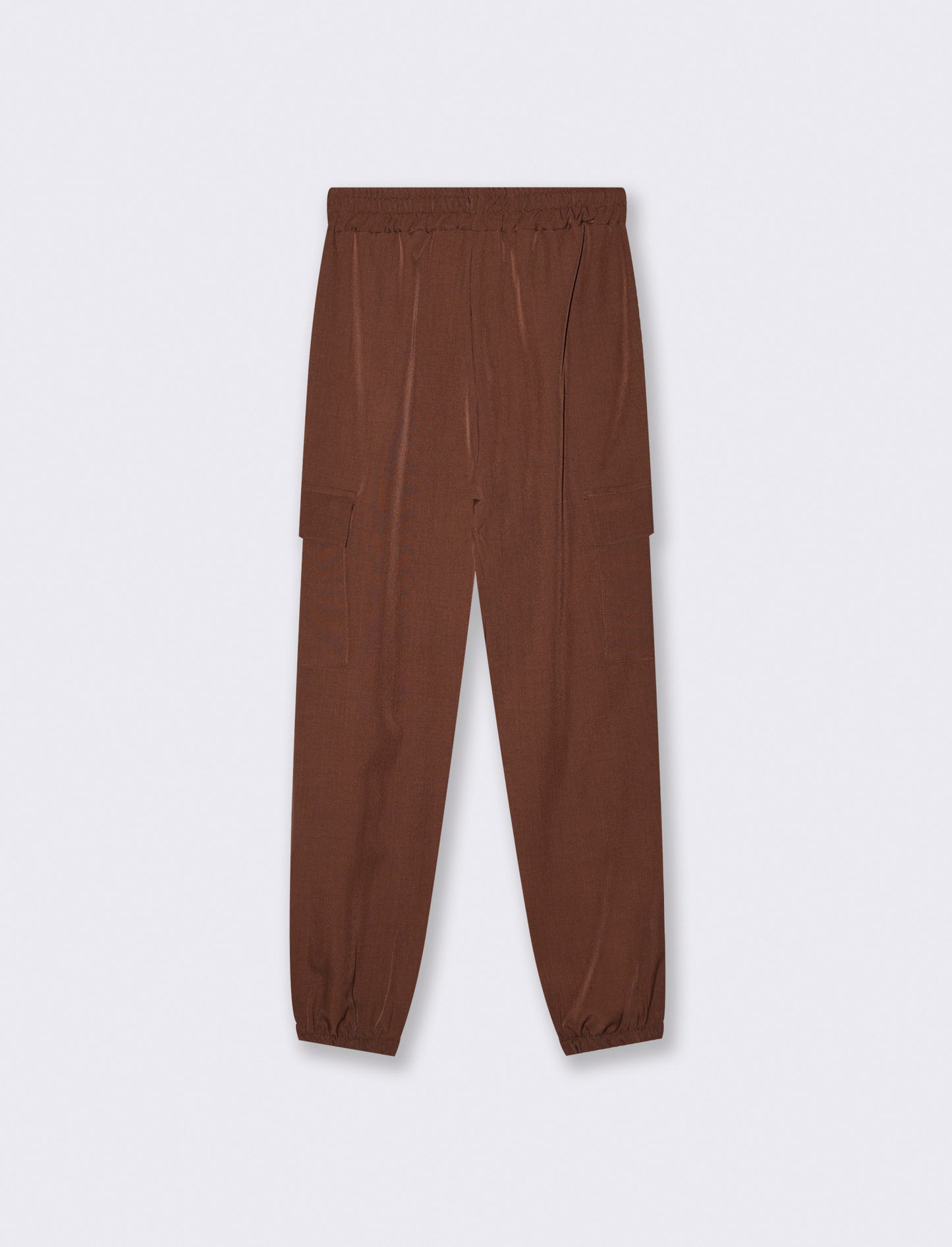Pantalone con tasconi e coulisse - Moro