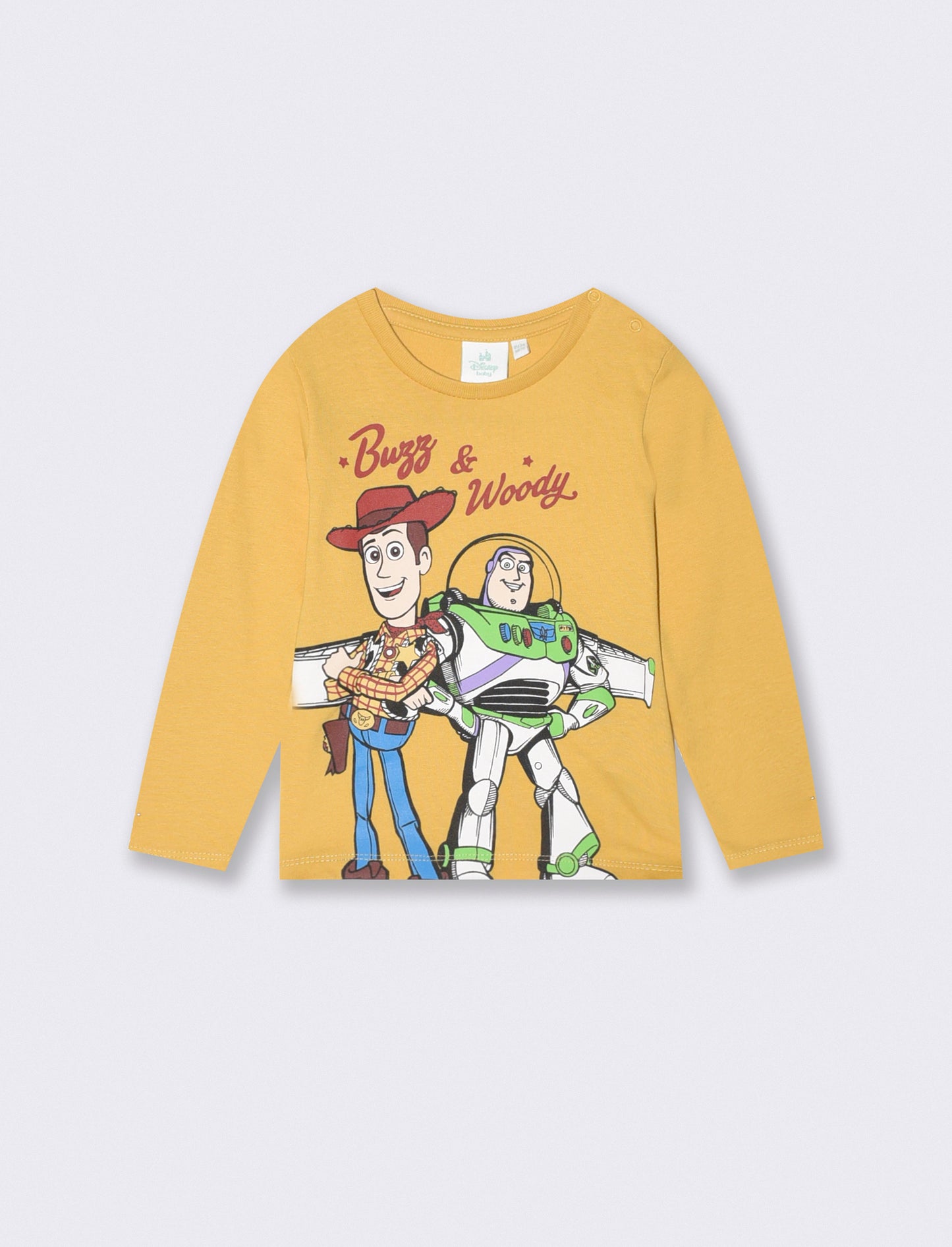 Long Sleeve Round Neck T-shirt Toy Story - Yellow