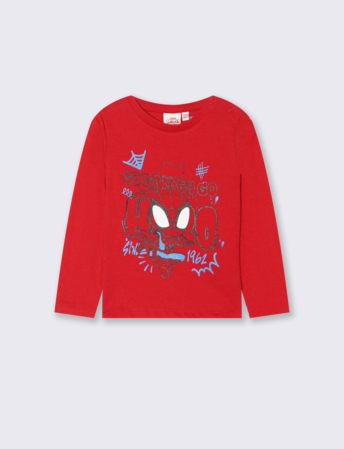 T shirt Spidey manica lunga casual - Rosso