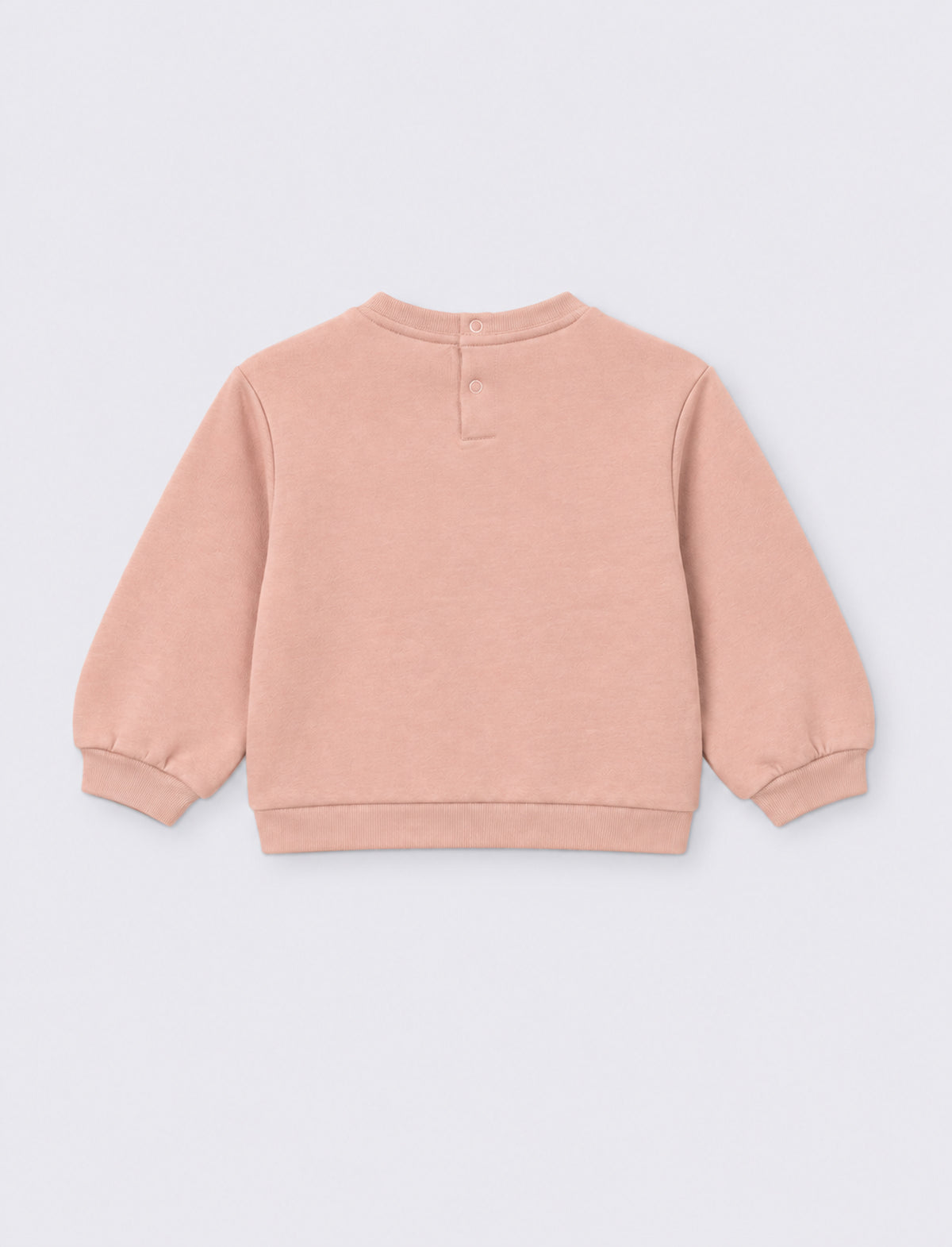 Felpa girocollo con ricamo trendy - Rosa