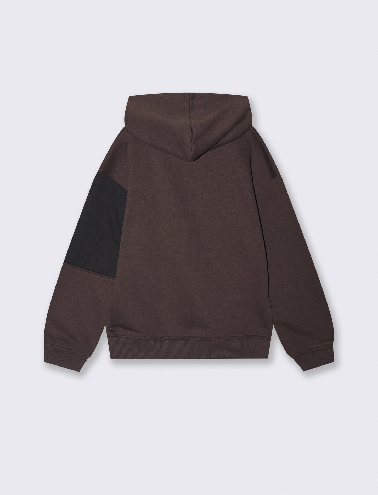 Soft Fabric Hoodie - Brown