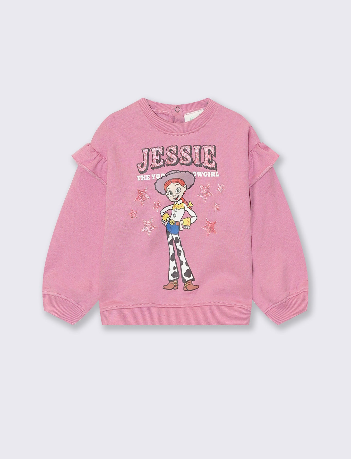 Felpa Toy Story con rouches e stampa - Rosa candy