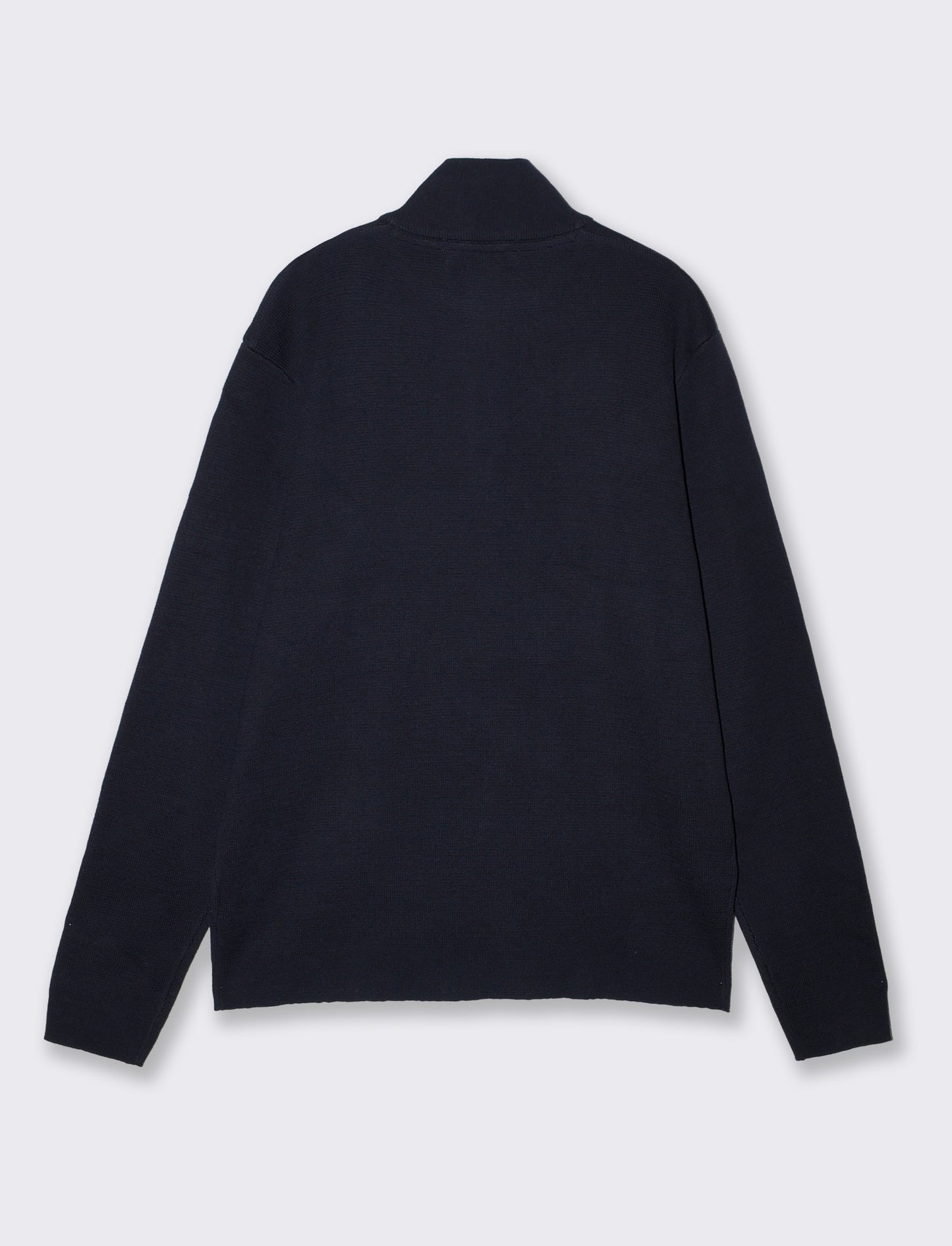 Maglia lupetto con cerniera regular fit - Blu