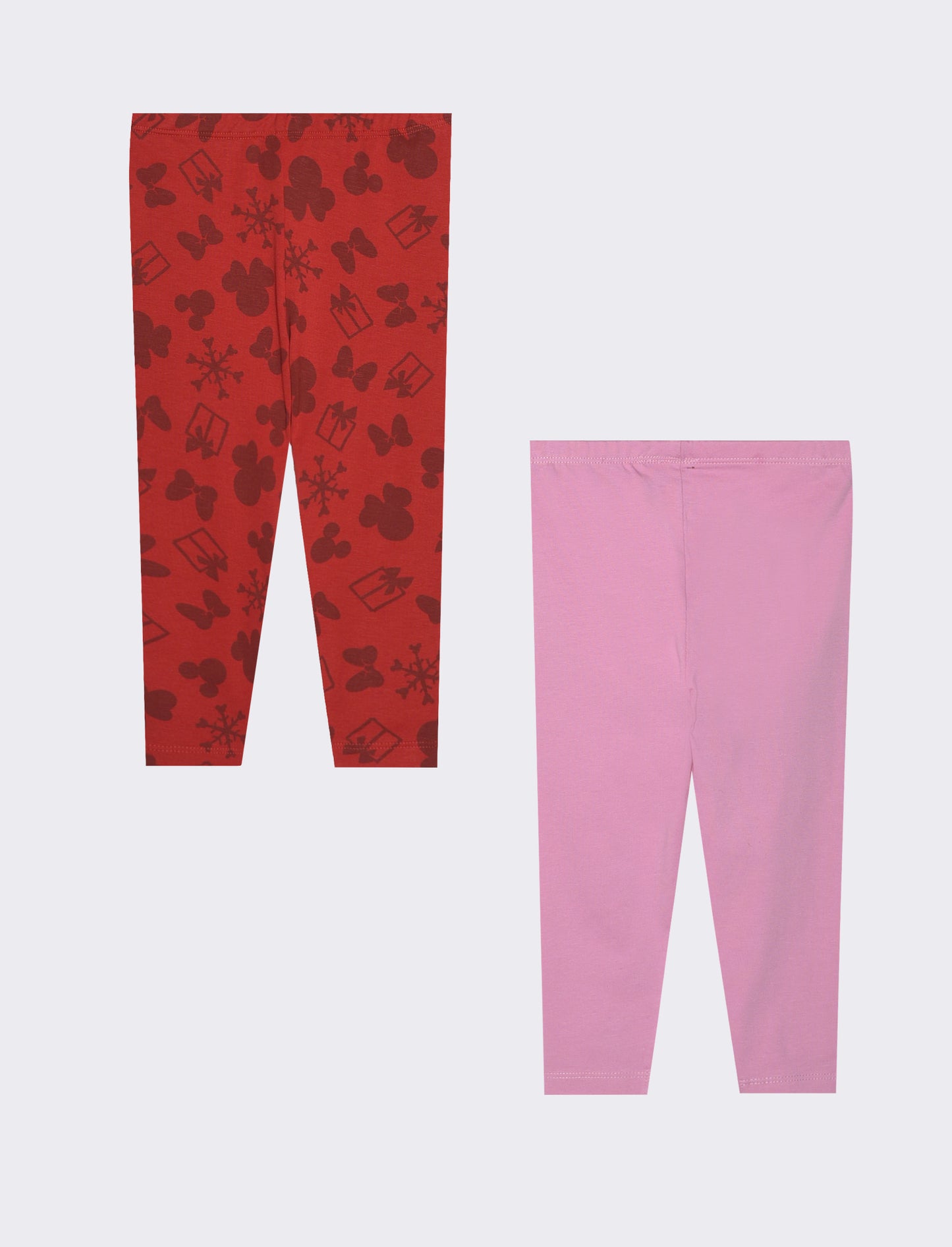 Leggings natalizi Disney con Minnie - Rosso