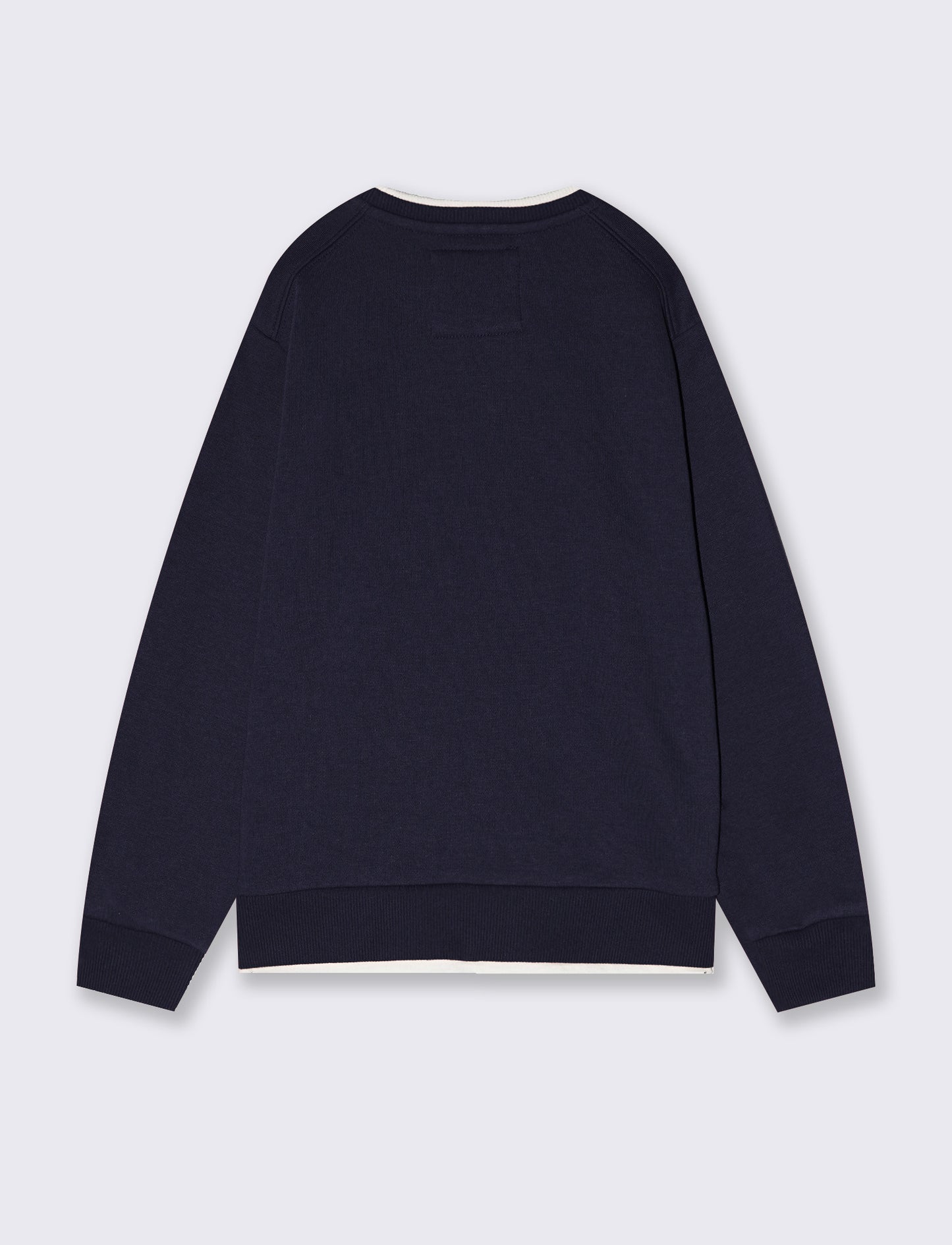 Warm and Comfortable Crewneck Sweatshirt - Blue