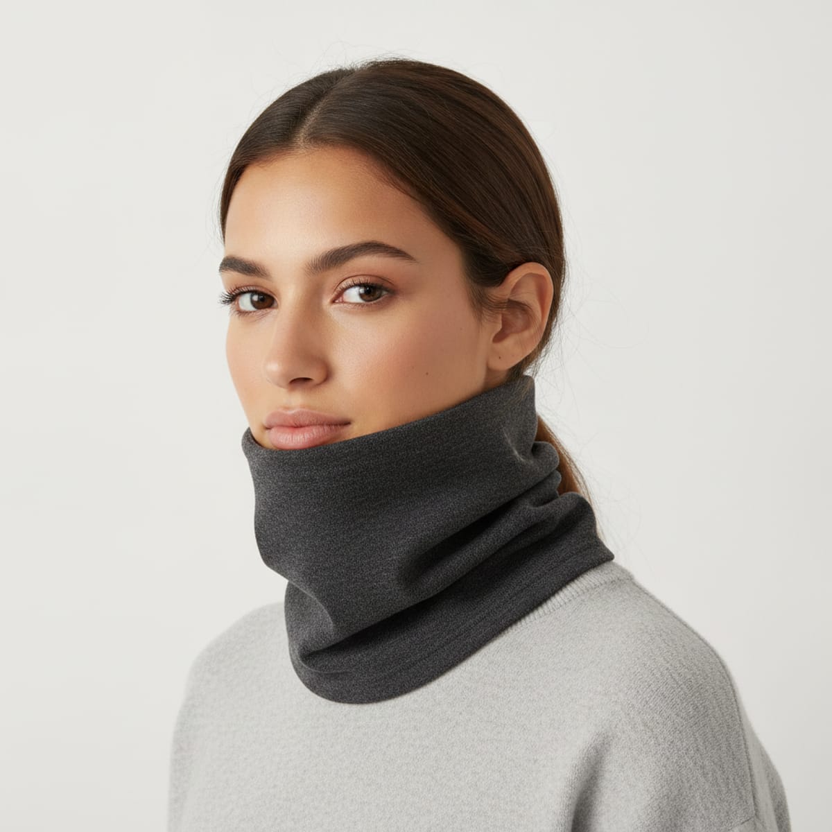 Collo bambino sciarpa basic elegante - Blu