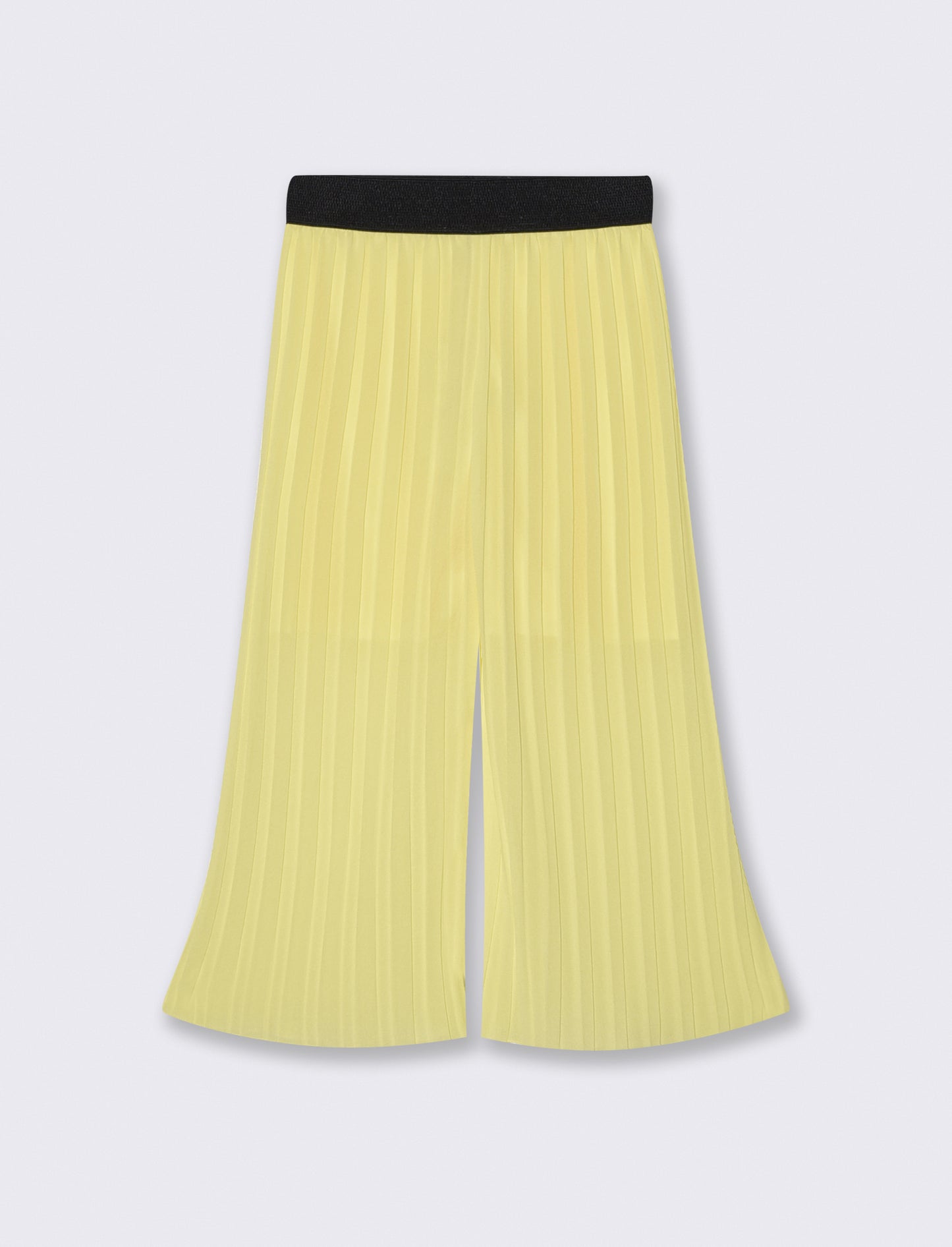 Pantaloni leggeri plissè - Giallo