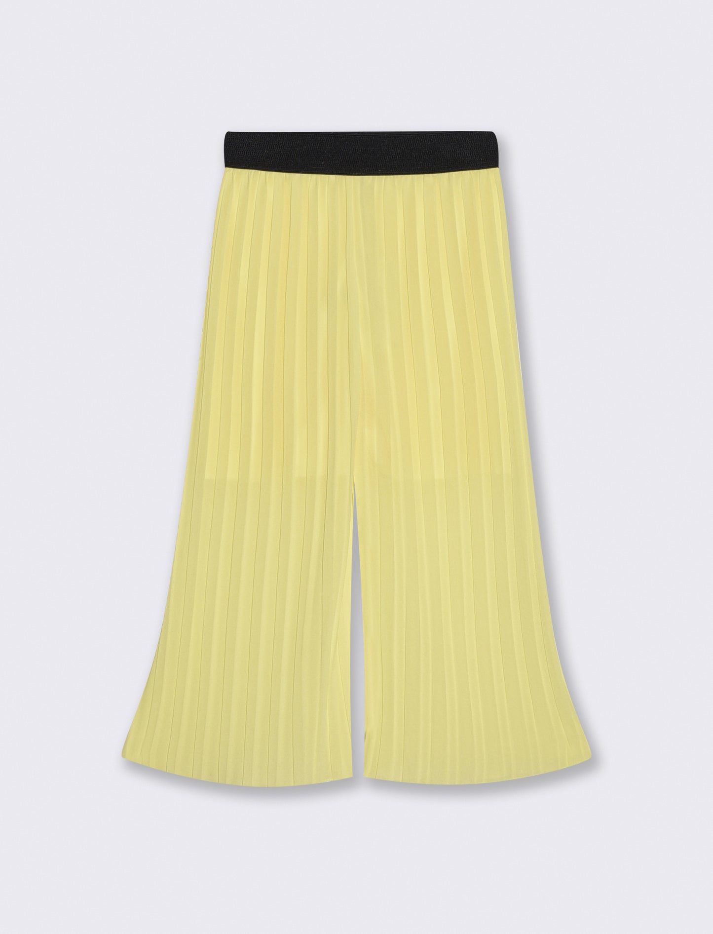 Pantaloni leggeri plissè - Giallo