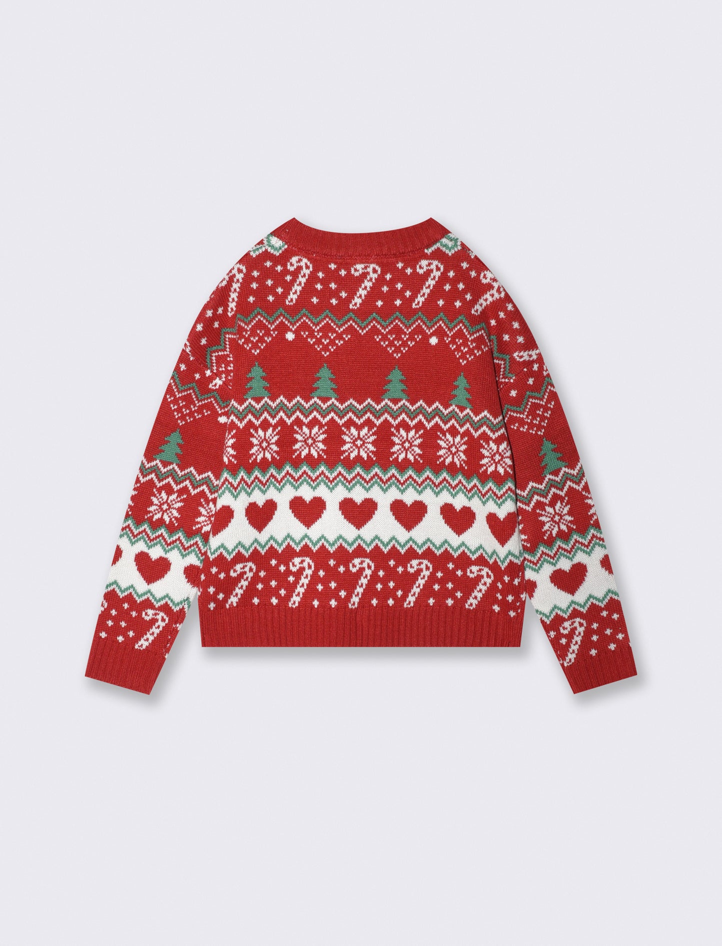 Christmas sweater with pom pom jacquard - Multicolor