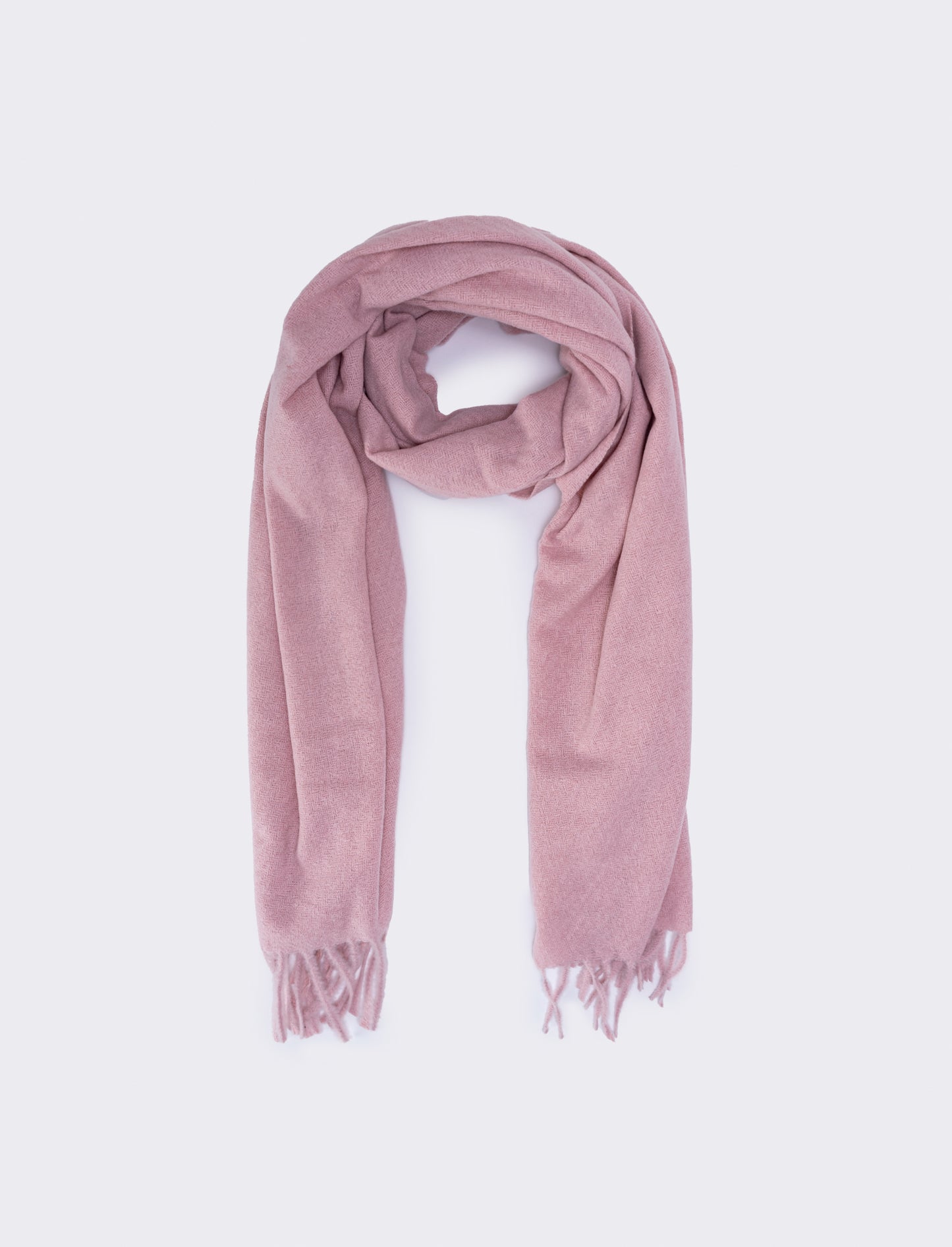 Sciarpa donna unito con frange - Rosa