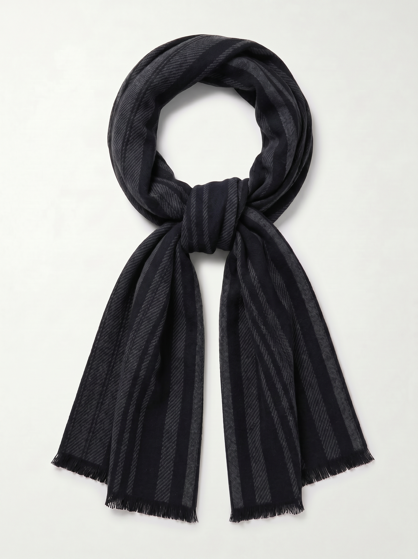 Sciarpa uomo righe grandi eleganti - Blu