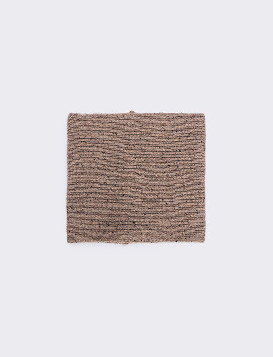 Collo uomo in maglia peso medio - Beige