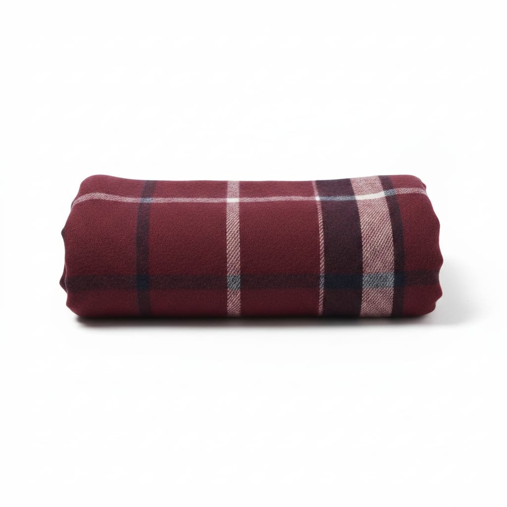 Sciarpa uomo a quadri eleganti - Bordeaux