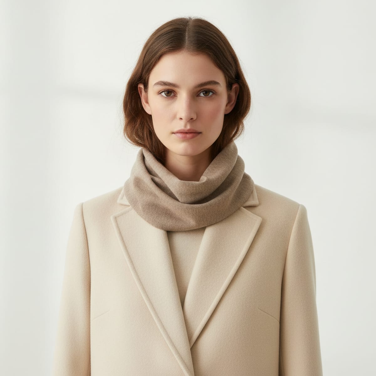 Slim Elegant Versatile Men's Collar - Beige