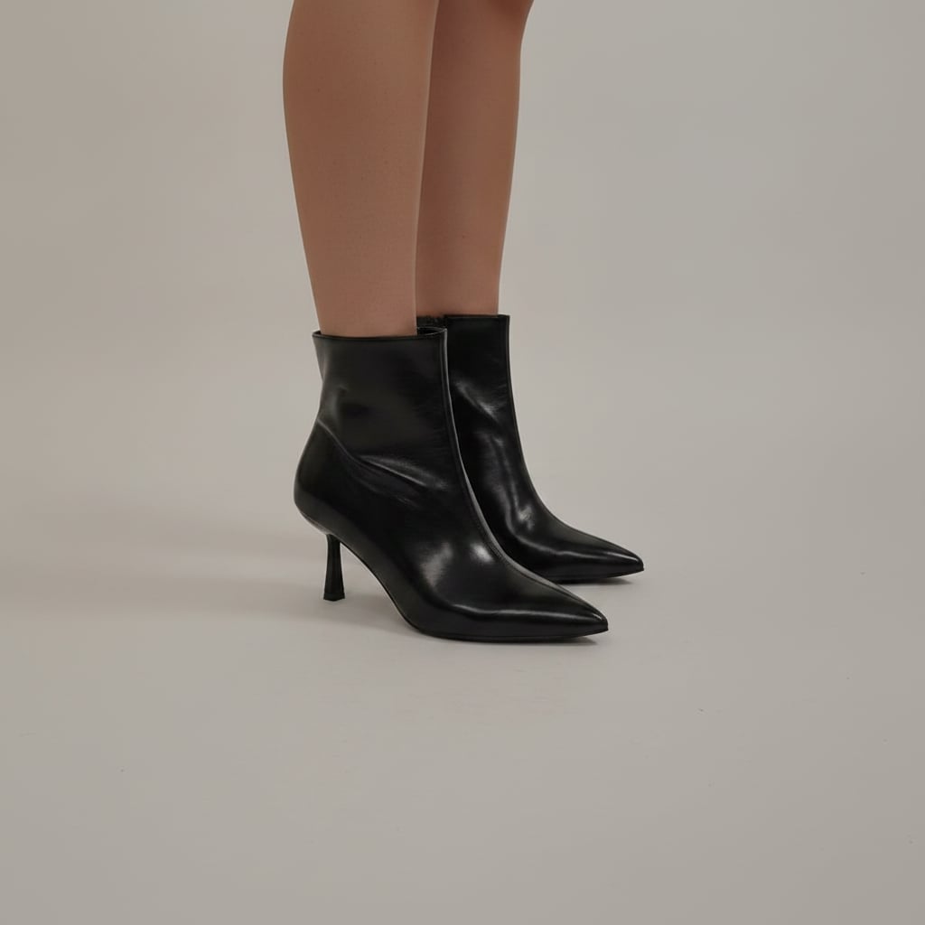 Block heel 75 mm - Black
